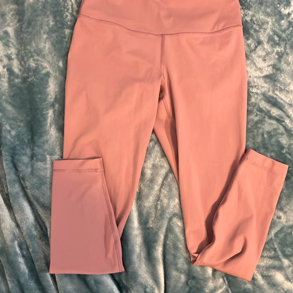 Dusty rose leggings - small